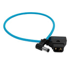 Kondor Blue 15" D-Tap to DC angled straight cable (5.5 x 2.5mm) for Canon C70