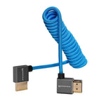 Kondor Blue Angled Full HDMI cable for on-camera monitors 12"-24"