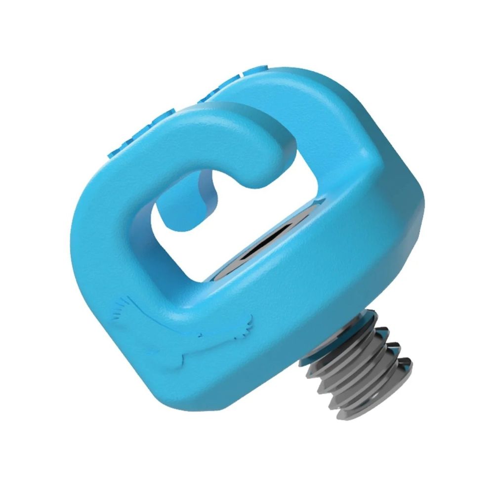 Kondor Blue Mondo Ties Cable management clips for cameras (1/4"-20) (5 Pack / Kondor Blue)