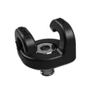 Kondor Blue Mondo Ties Cable management clips for cameras (1/4"-20) (5 Pack / Raven Black)