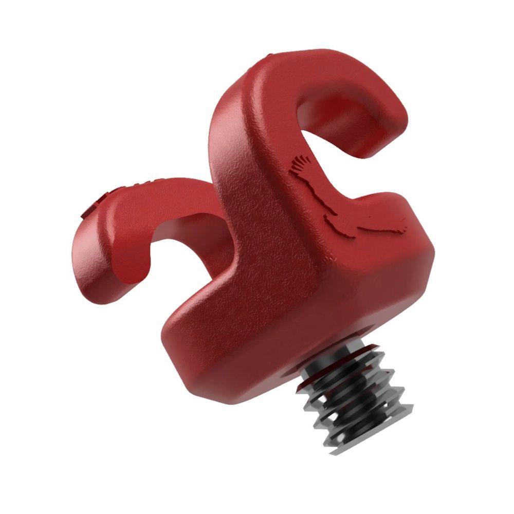 Kondor Blue Mondo Ties Cable management clips for cameras (1/4"-20) (5 Pack / Cardinal Red)