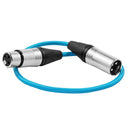 Kondor Blue 18" Male XLR to Female XLR audio cable for on-camera microphones