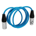 Kondor Blue Male XLR to Female XLR audio cable (5 Feet)