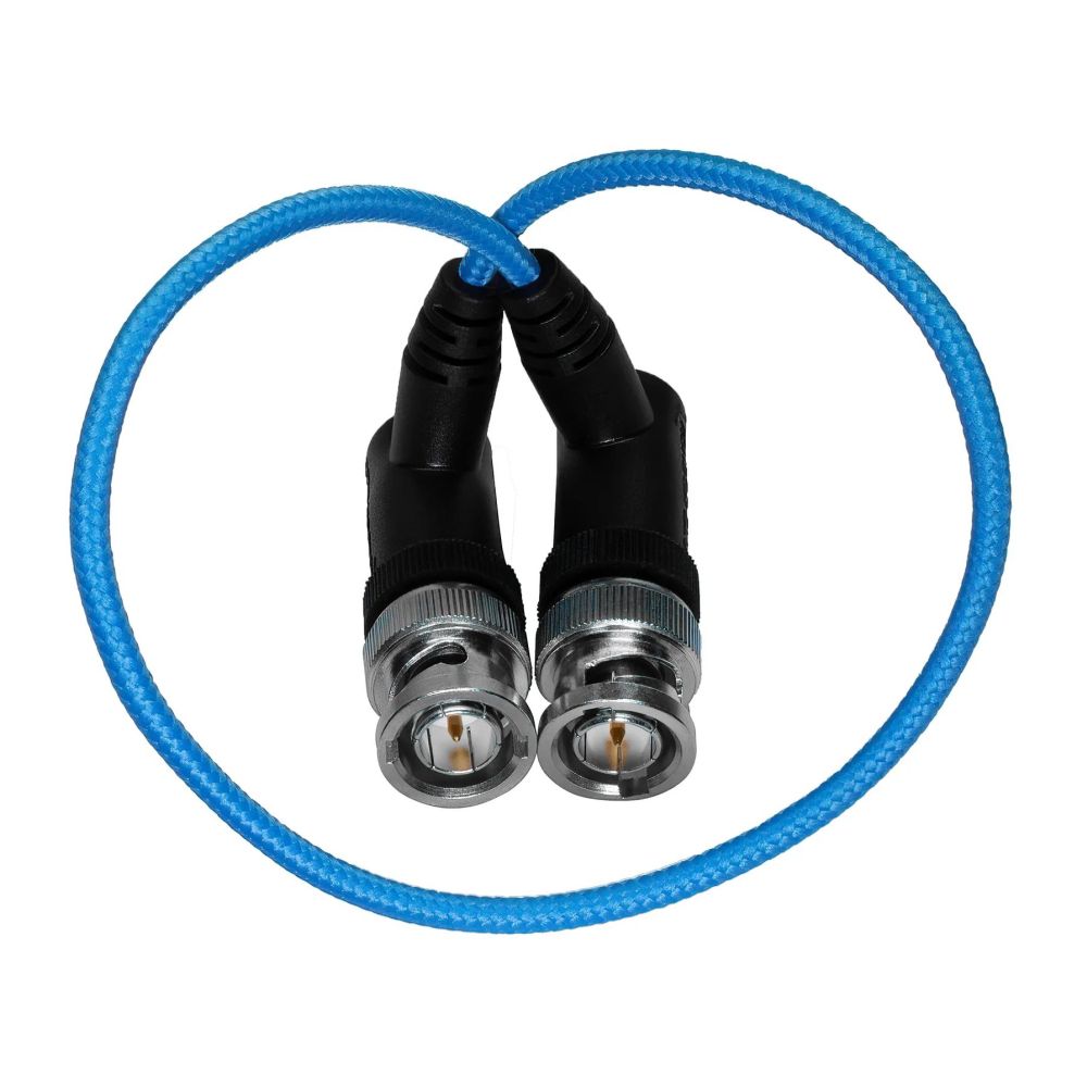 Kondor Blue Ultra Thin 3G SDI Video cable angled BNC (12")