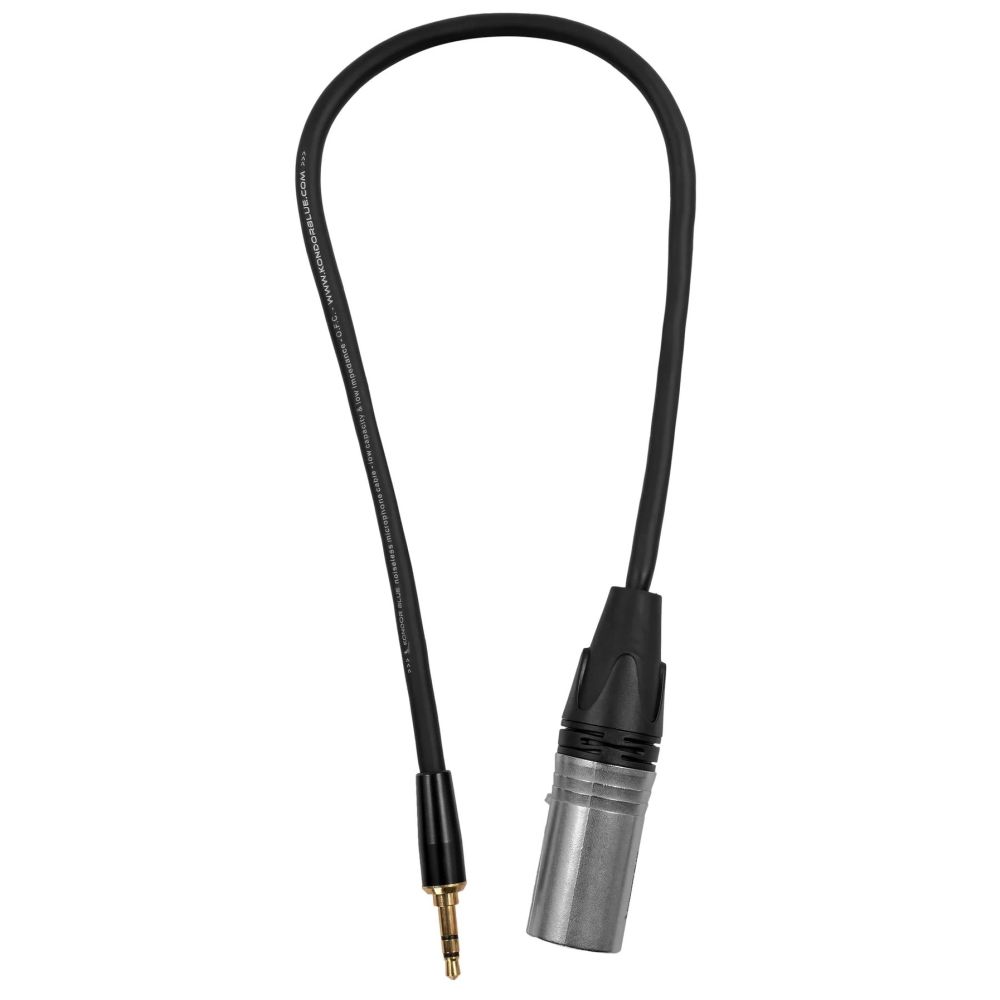 Kondor Blue 16" XLR Male to 3.5mm Male for URSA Mini, C200, F5 & Beyond