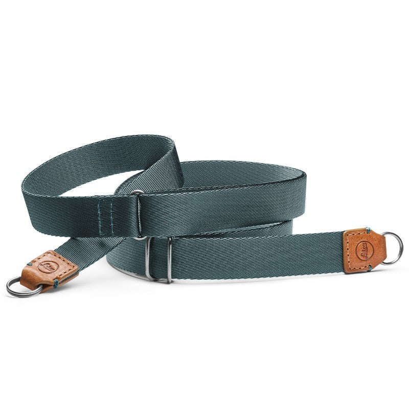 Leica 18568 Carrying Strap fabric/leather cognac - petrol