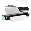 Pora&co Thermal A4 printer, black/green