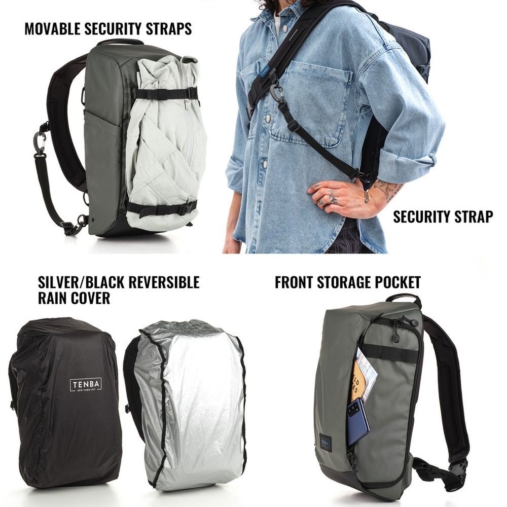 Tenba Solstice v2 12L slingbag, grey