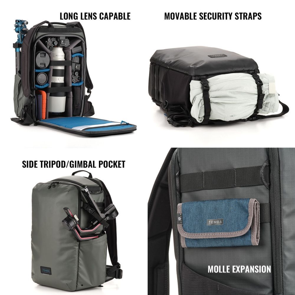 Tenba Solstice v2 24L backpack, grey