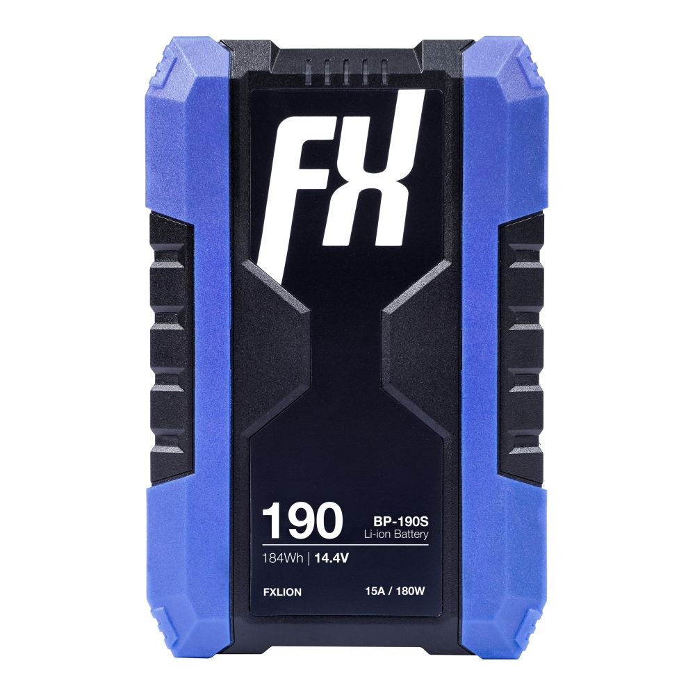 Fxlion Cool Black V-Mount Battery, 14.4V, 184Wh with USB, D-Tap