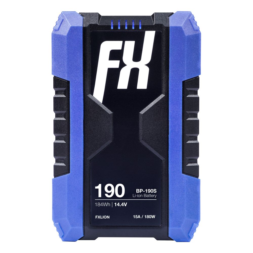 Fxlion Cool Black V-Mount Battery, 14.4V, 184Wh with USB, D-Tap