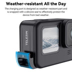 Telesin Battery cover with charging connector, waterproof