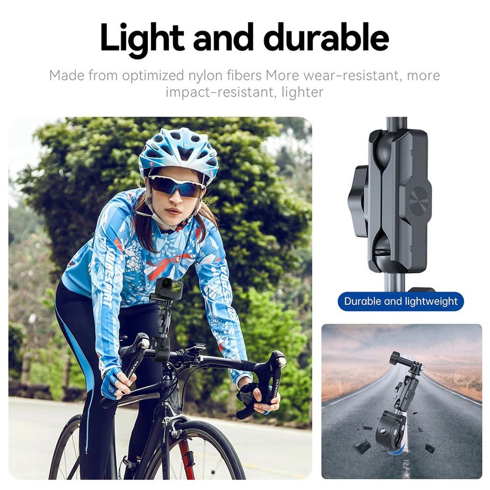 Telesin Crab Claw Clamp Handlebar Mount