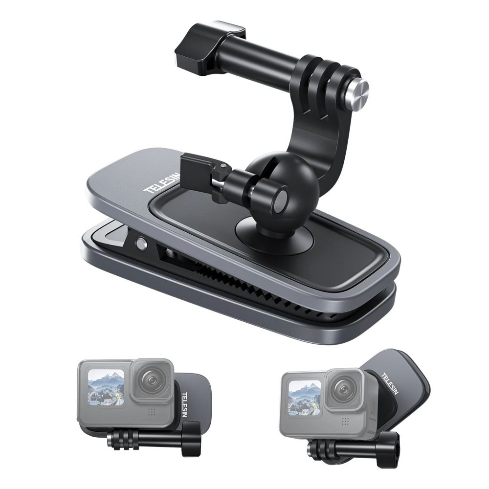 Telesin Backpack clip for GoPro, magnetic