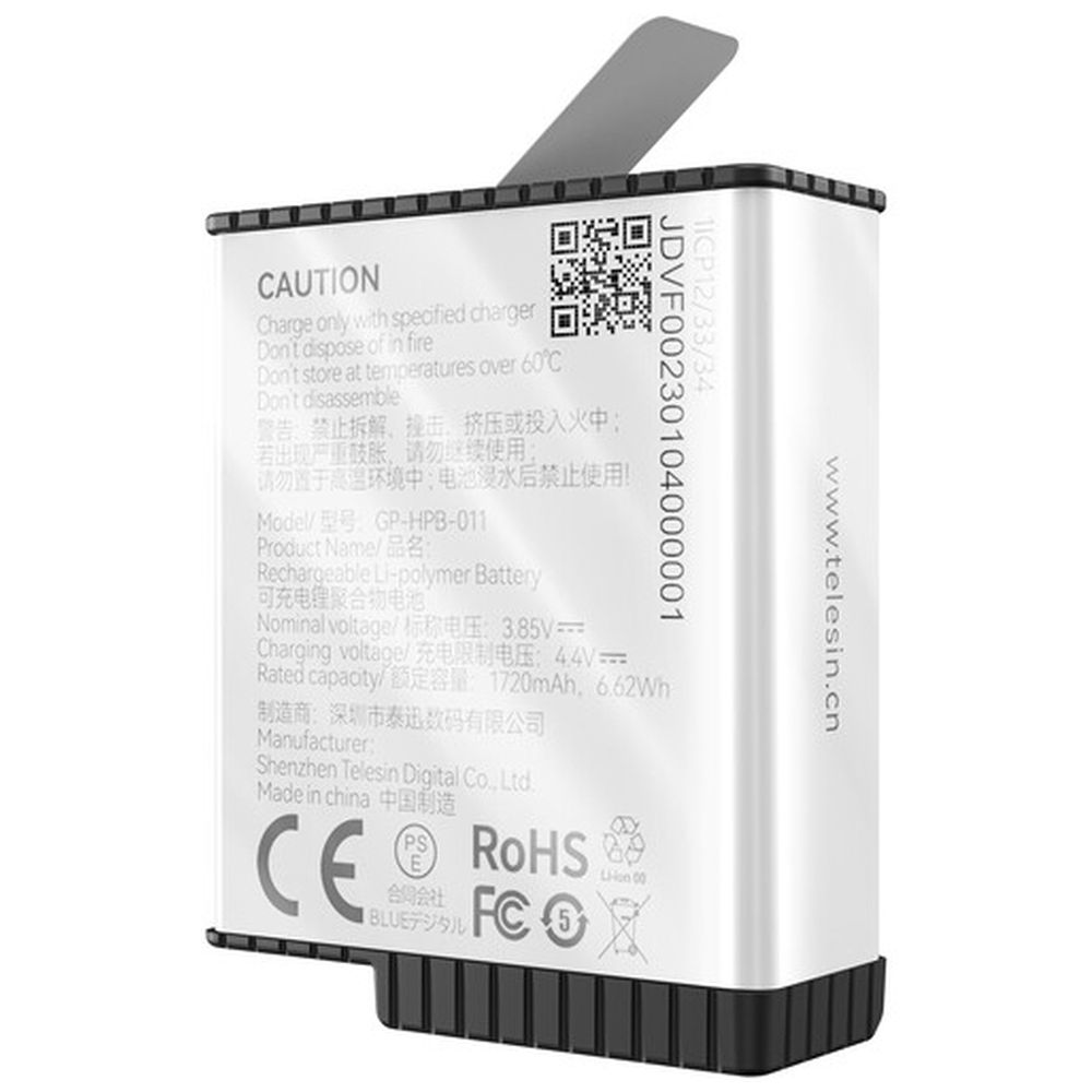 Telesin Stamina High Performance battery GoPro 9/10/11/12