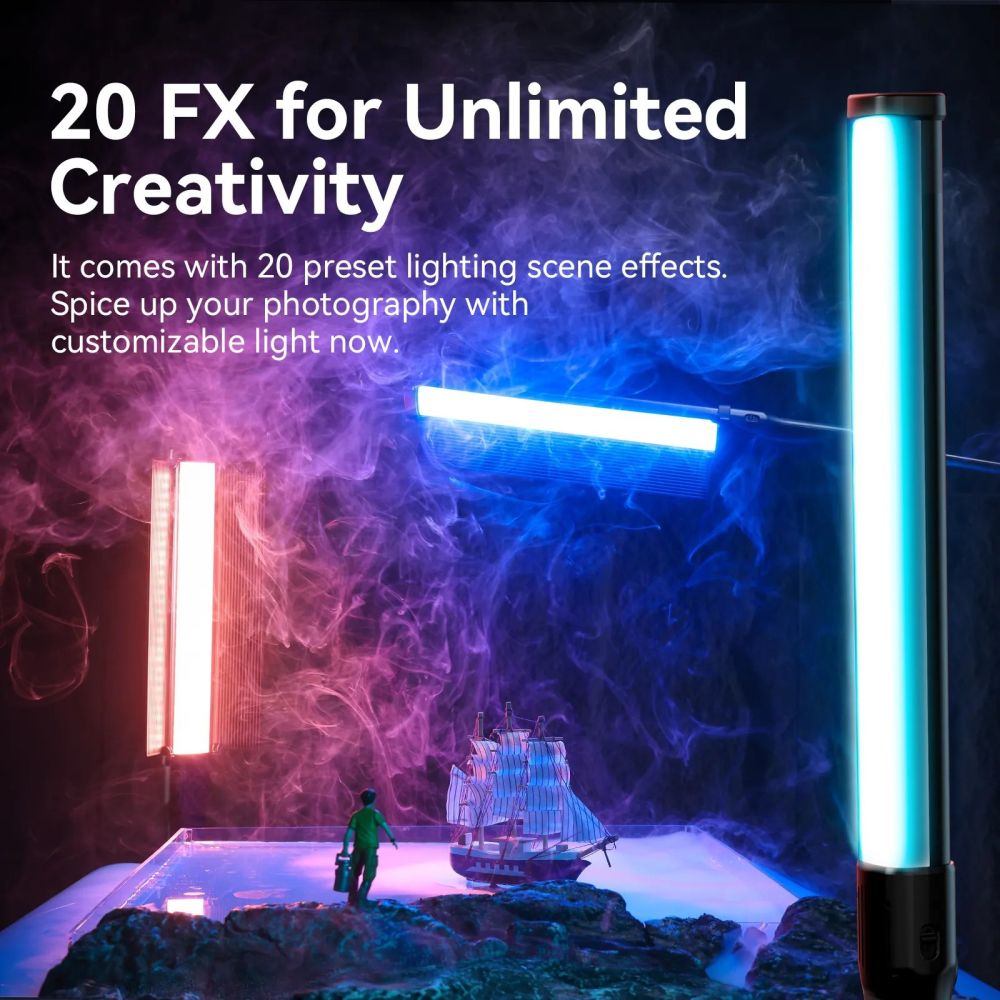Ulanzi VL360 RGB 40W Pro Tube Light Stick met handvat