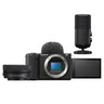 Sony ZV-E10 II + 16-50mm II + ECM-S1 streaming microphone