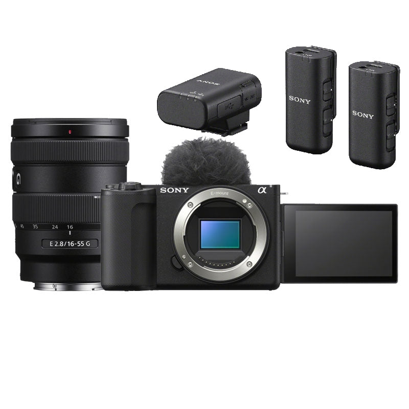 Sony ZV-E10 II + 16-55mm f/2.8 G + ECM-W3 microphone