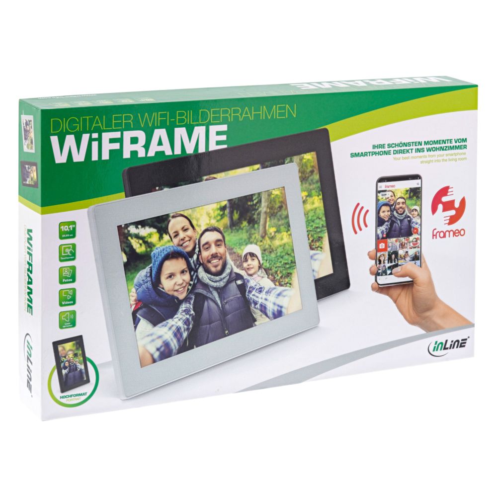 InLine WiFRAME 2 10.1" WiFi Photo Frame