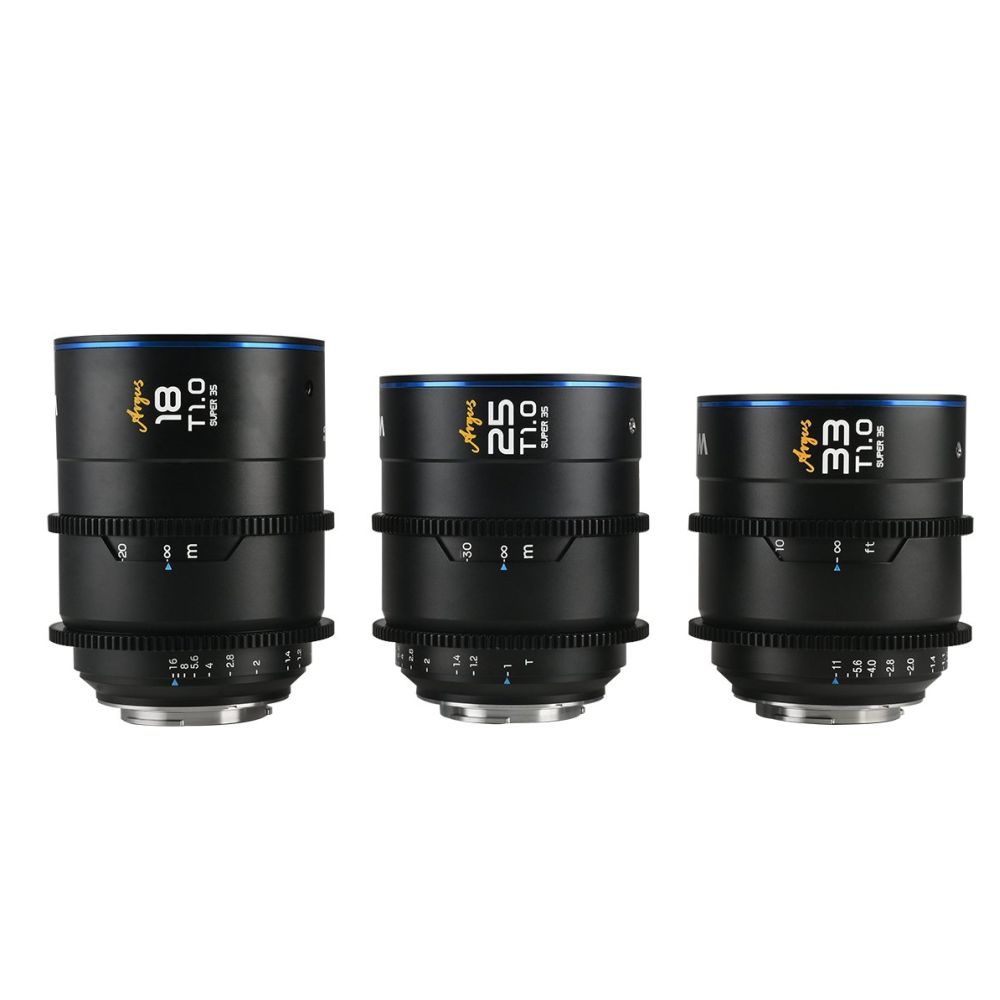 Laowa Argus S35 Cine 3-Lens Bundle (18mm,25mm,33mm) Canon RF