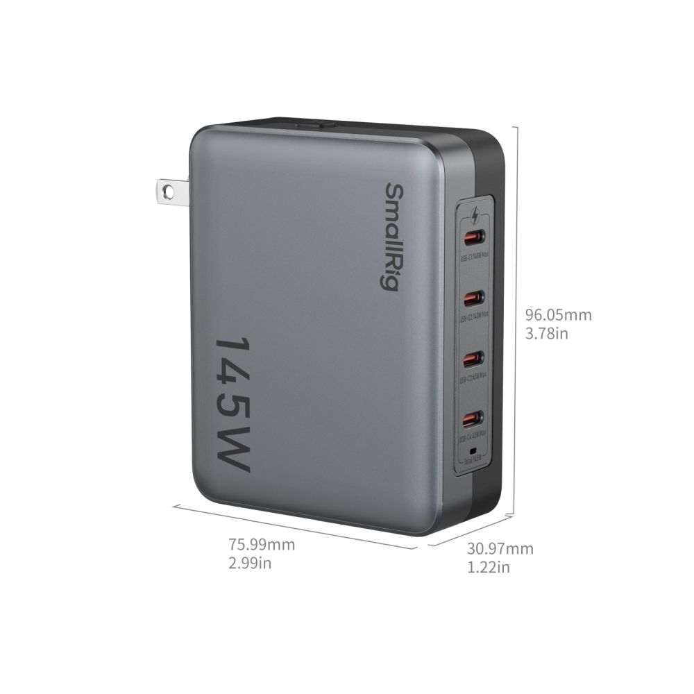 SmallRig 4748 145W 4-Port PD Power Adapter (EU Standard) 4748