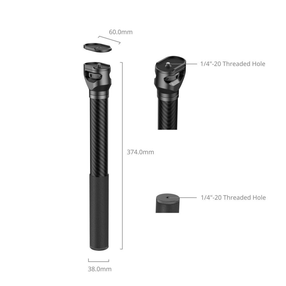SmallRig 4378 Extension Arm for DJI Stabiliser 4378