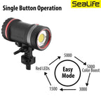 Sealife Sea Dragon 5000+ Color Boost COB LED Photo-Video Light (incl. Light Head, Flex-Connect YS & 1" Ball Joint Adapter, Battery & Charger)