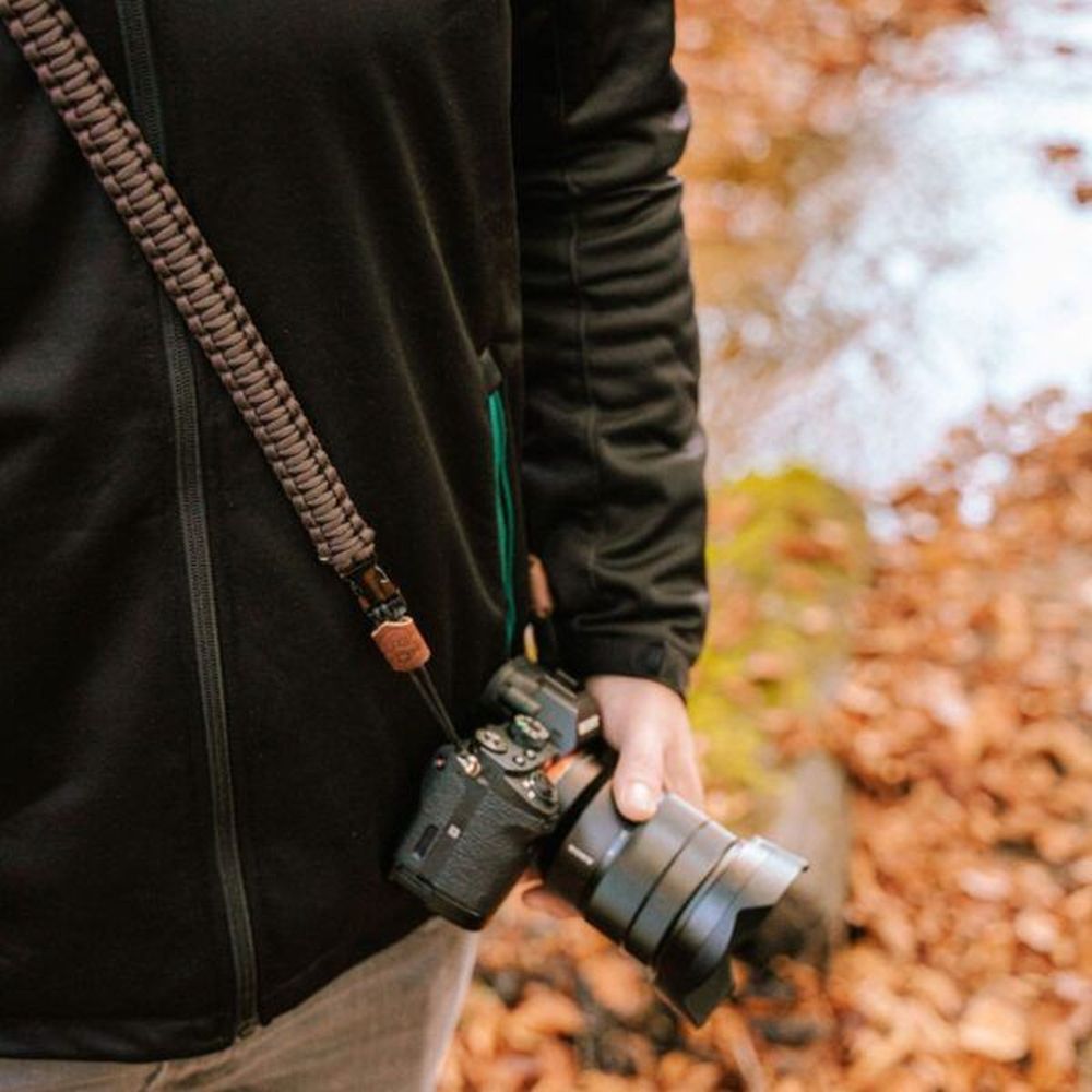 C-Rope Traveler camera strap Dark Coffee, 140cm Paracord