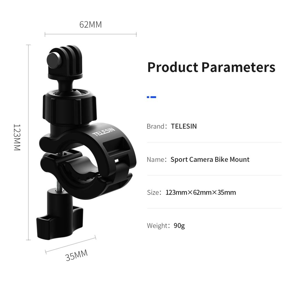 Telesin Cycling Mount for Action Camera