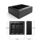 Telesin Charger for 3 batteries for GoPro HERO 9/10/11/12