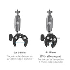 Telesin Crab Claw Clamp Handlebar Mount, aluminium