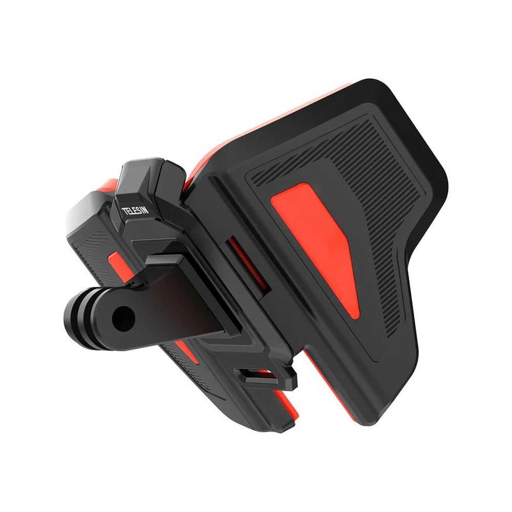Telesin Premium Helmet Mount / helmet mount, orange