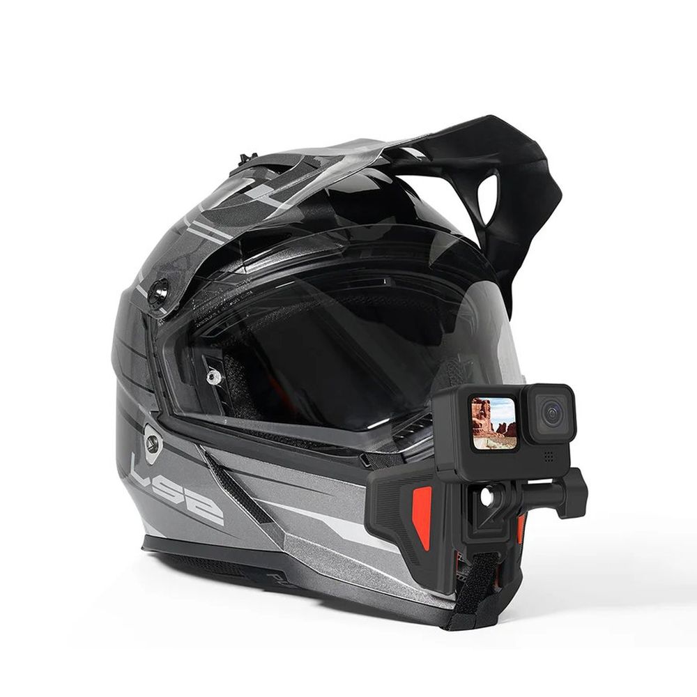 Telesin Premium Helmet Mount / helmet mount, orange