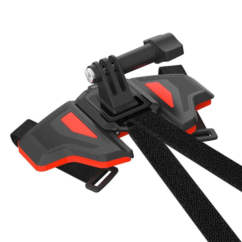 Telesin Premium Helmet Mount / helmet mount, orange