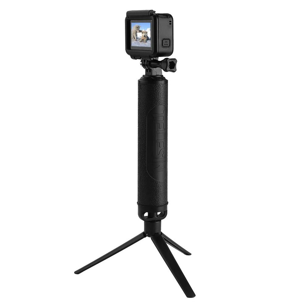 Telesin 3-Way selfie stick for GoPro with tripod and bobber