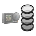 Telesin CPL+ND8/16/32 Lens Filter Kit 4-pack Osmo Action 3/4