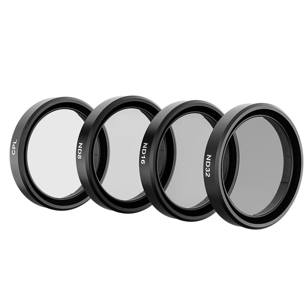 Telesin CPL+ND8/16/32 Lens Filter Kit 4-pack Osmo Action 3/4
