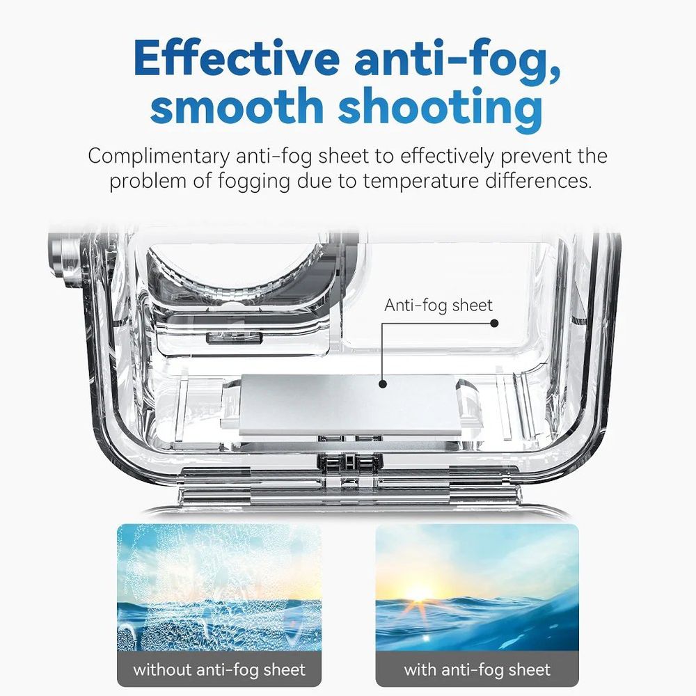 Telesin waterproof cage for DJI Osmo Action 3