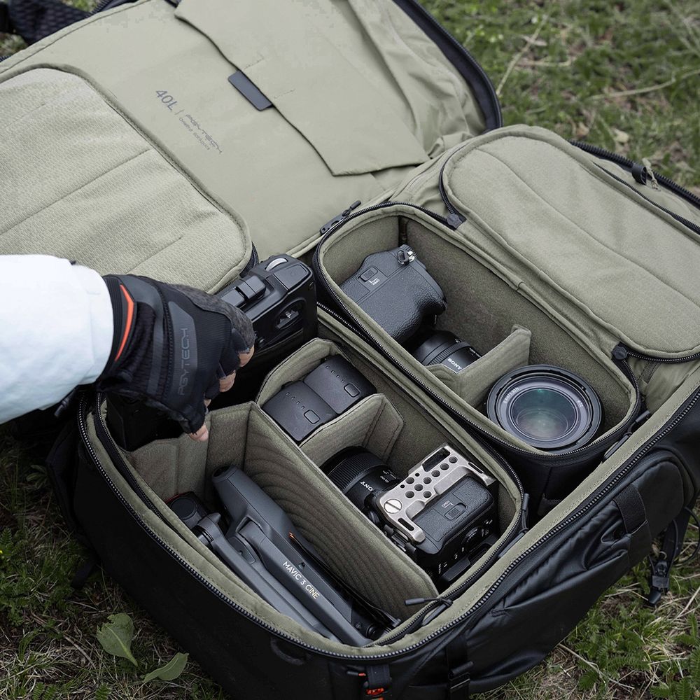PGYTECH OnePro Flex Backpack 30L Space Black + Camera Insert M