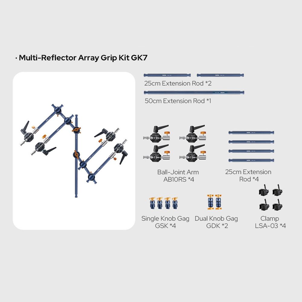 Godox GK7 Multi Reflector Array Grip Kit for LiteFlow