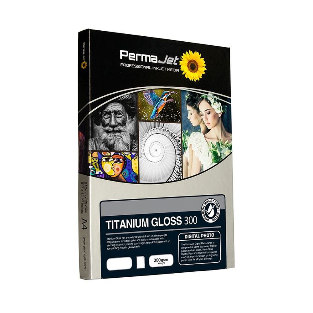 PermaJet PJ24912 Titanium Gloss Metallic A4 25 sheets
