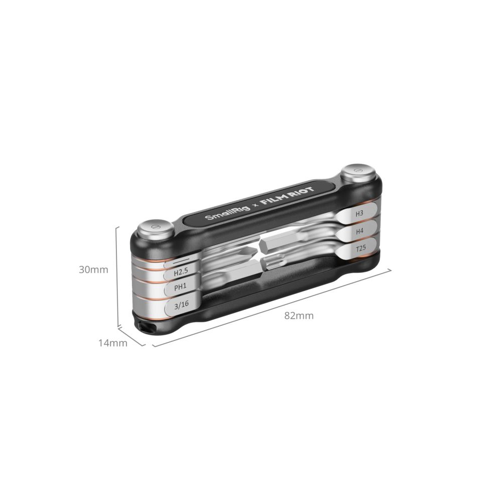 SmallRig x FILM RIOT 7-in-1 Folding Wrench Set with Multiple Angle Positioning (Green) 4812