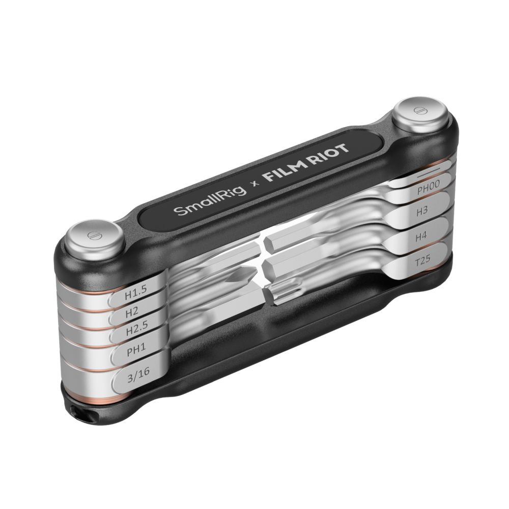 SmallRig x FILM RIOT 10-in-1 Folding Wrench Set with Multiple Angle Positioning (Black) 4375