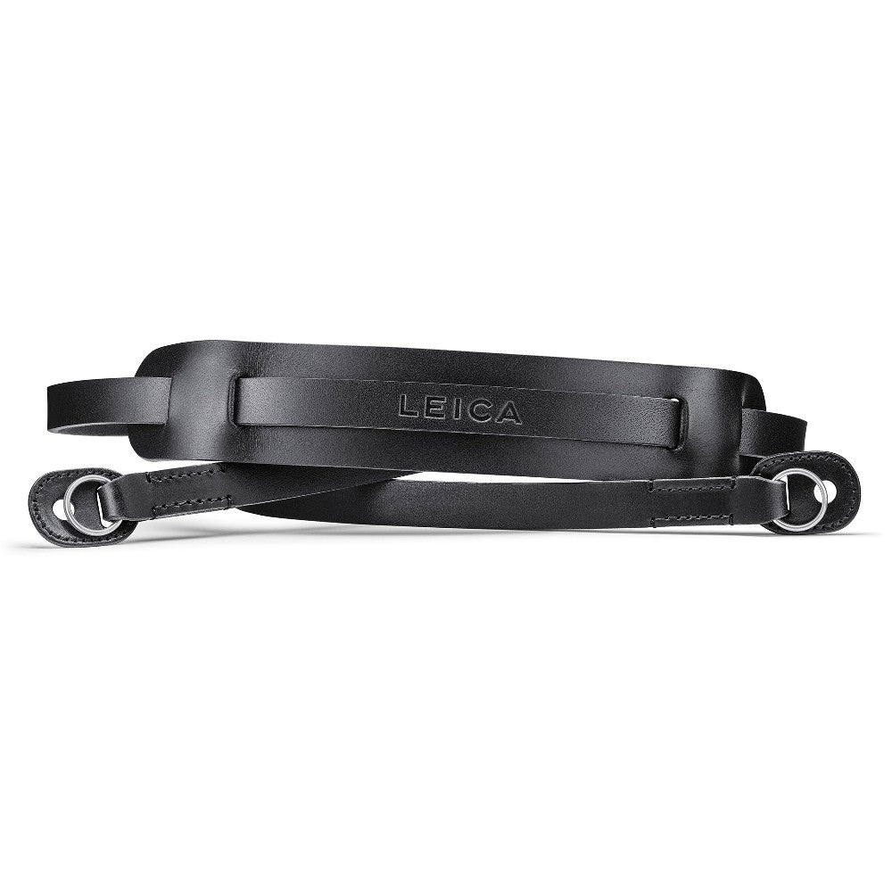Leica 18558 Carrying Strap with shoulderpad, leather, black