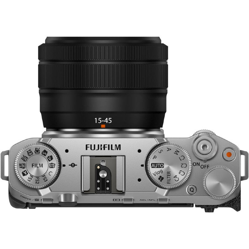 Fujifilm X-M5 body silver + XC 15-45mm