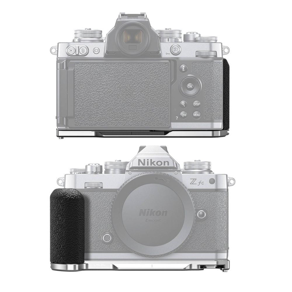 Leofoto L plate for Nikon Zfc silver