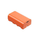 SmallRig 4971 NP-F550 USB-C Rechargeable Camera Battery orange