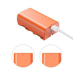 SmallRig 4971 NP-F550 USB-C Rechargeable Camera Battery orange