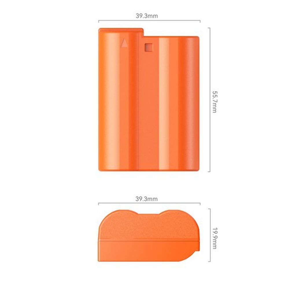 SmallRig 4966 EN-EL15c USB-C Rechargeable Camera Battery orange