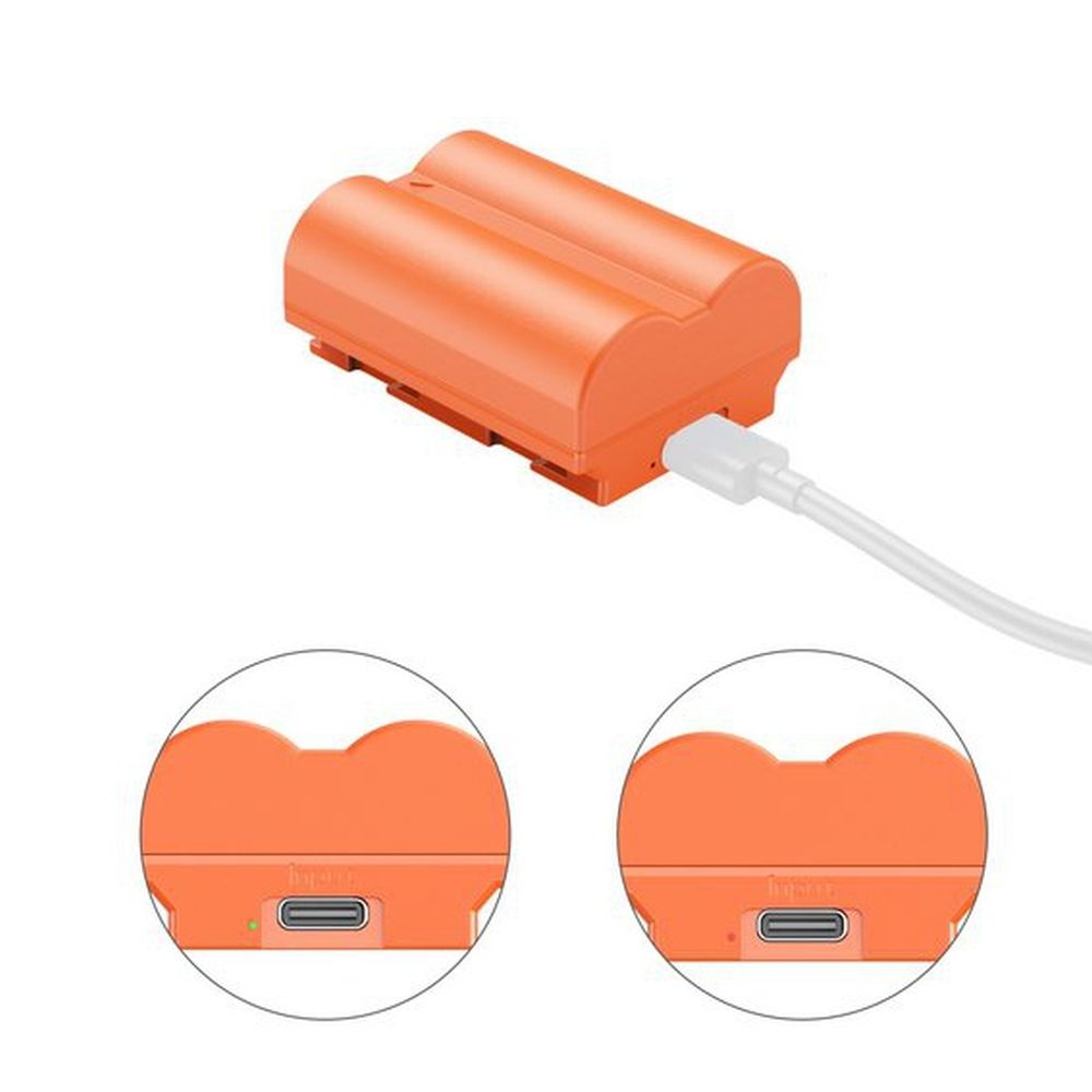 SmallRig 4970 NP-W235 USB-C Rechargeable Camera Battery orange